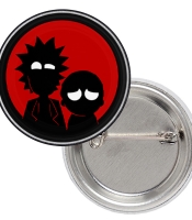 Значок Rick and Morty (black and red)