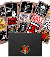Подарунковий набір стікерпаків Hard Rock and Heavy Metal Style gsp-028