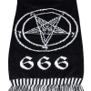 Шарф Hail Satan (pentagram)