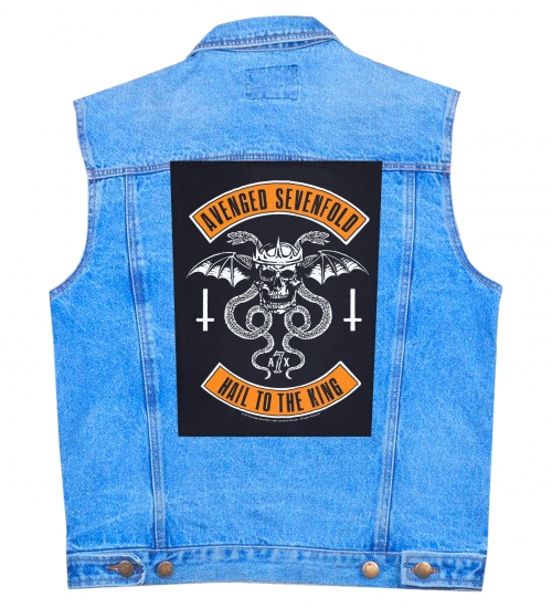 Нашивка наспинна катана AVENGED SEVENFOLD - BIKER (olbp-121)