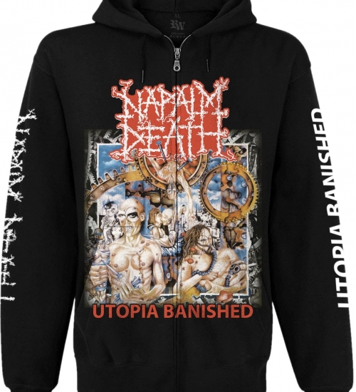Худі Napalm Death "Utopia Banished" на блискавці Худі Napalm Death "Utopia Banished" на блискавці