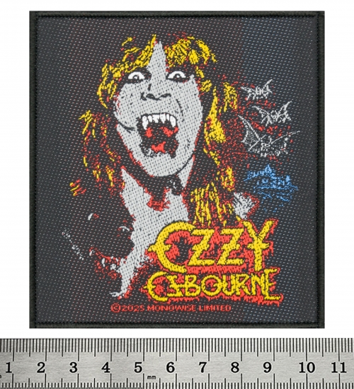 Нашивка ткана OZZY OSBOURNE - FANGS (ofp-423)