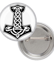 Значок Молот Тора (белый фон)