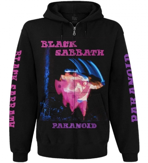 Худі Black Sabbath "Paranoid" на блискавці Худі Black Sabbath "Paranoid" на блискавці