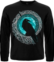 Футболка з довгим рукавом Ворон (Валкнут)