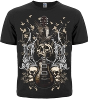 Футболка Guitar with Skulls and Ravens