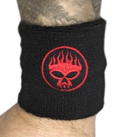 Напульсник махровий THE OFFSPRING - SKULL LOGO (wol-059)