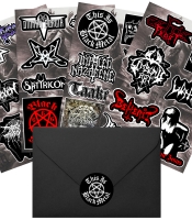 Подарунковий набір стікерпаків Black Metal gsp-002