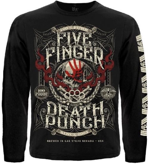 Футболка з довгим рукавом Five Finger Death Punch (100% Pure Brewed in Las Vegas)