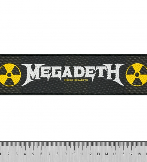 Нашивка ткана MEGADETH - LOGO (ofp-417)
