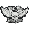 Нашивка термо Live Free, Ride Free (skull with wings) наспинна (thps-091) Нашивка термо Live Free, Ride Free (skull with wings) наспинна (thps-091)