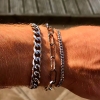 Браслет Кубинський ланцюг (сталевий) (bm-007) Браслет Кубинський ланцюг (сталевий) (bm-007)