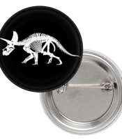 Значок Трицератопс (Triceratops white skeleton)