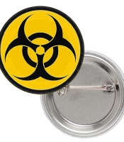 Значок Biohazard (yellow)