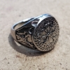 Перстень Vegvisir (Вегвізир з сокирами) (aer-023)