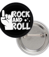 Значок Rock'N'Roll - Sign of the Horns