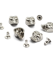 Череп на заклепці 15х10 мм (5 штук)