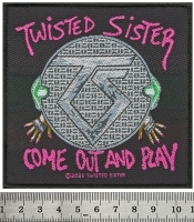 Нашивка ткана TWISTED SISTER - COME OUT AND PLAY (ofp-435)