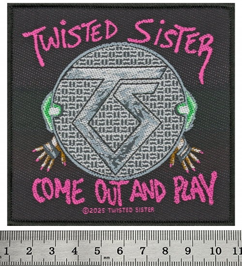 Нашивка ткана TWISTED SISTER - COME OUT AND PLAY (ofp-435)