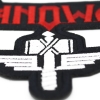 Нашивка Manowar (logo with hammer) фигурная Нашивка Manowar (logo with hammer) фигурная