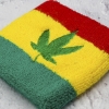 Напульсник махровий GENERIC - RASTA LEAF (wol-047)