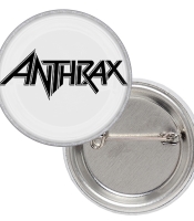 Значок Anthrax (black logo)