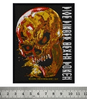 Нашивка ткана Five Finger Death Punch (bloody skull) (ofp-019)
