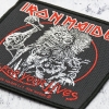 Нашивка ткана IRON MAIDEN - RUN FOR YOUR LIVES (ofp-430)