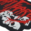 Нашивка Obituary (red logo with skull)