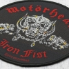 Нашивка ткана MOTORHEAD - IRON FIST - SKULL (ofp-317)
