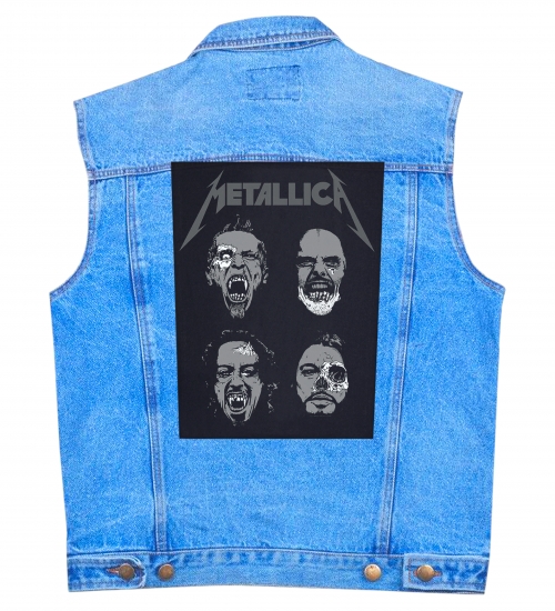 Нашивка наспинна катана METALLICA - UNDEAD (olbp-152)