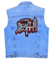 Нашивка наспинна Death (old white-red logo)