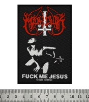 Нашивка ткана Marduk "Fuck Me Jesus" (ofp-012)