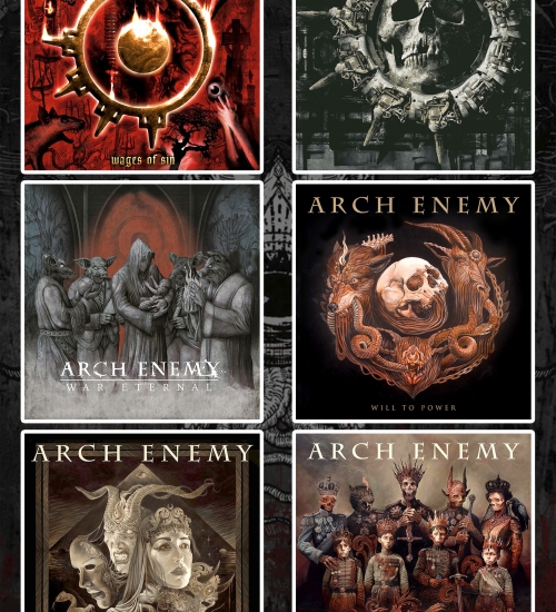 Стікерпак Arch Enemy (album covers) - SP-293