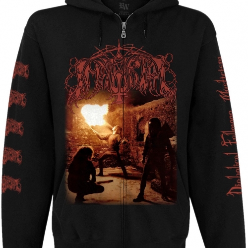 Худі Immortal "Diabolical Fullmoon Mysticism" на блискавці