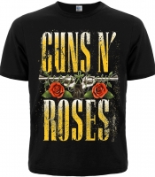 Футболка Guns N’ Roses (лого з револьверами та трояндами)