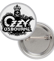 Значок Ozzy Osbourne (skull)