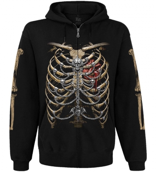 Худі Heavy Metal Skeleton, на блискавці Худі Heavy Metal Skeleton, на блискавці