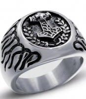 Перстень Молот Тора вогняний (aer-029)