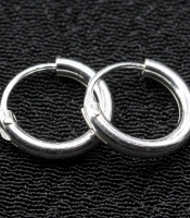 Сережка, кільце потовщене (eas-140)