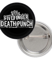 Значок Five Finger Death Punch (black background)