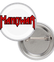 Значок Manowar (red logo)