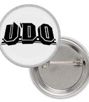 Значок U.D.O. (black logo)