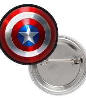 Значок Captain America logo (Marvel)