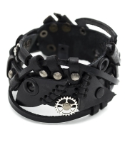 Браслет Стимпанк черный (bsp-49)