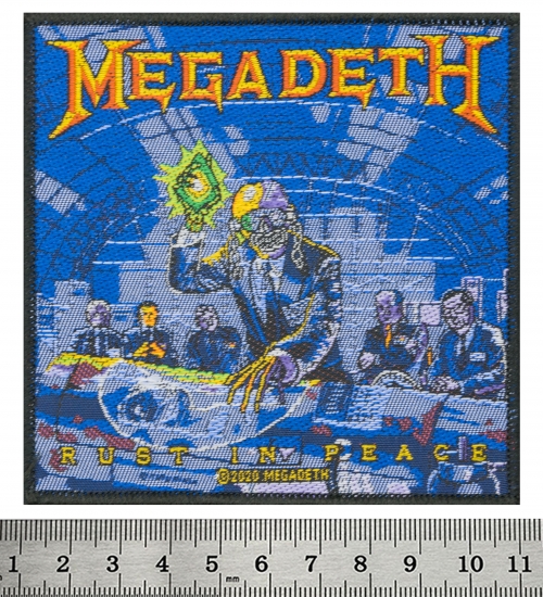 Нашивка ткана MEGADETH - RUST IN PEACE (ofp-410)