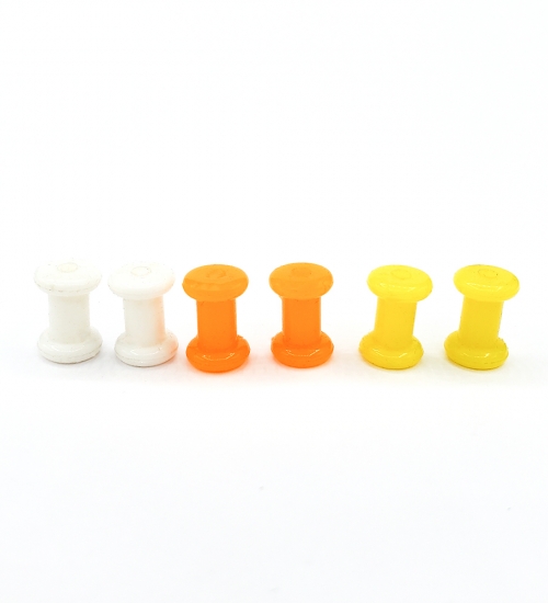 Комплект Тоннель силикон 3 цвета (4 мм, 6 шт)