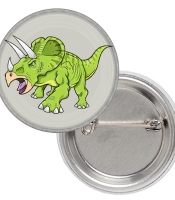 Значок Трицератопс (Triceratops colored)