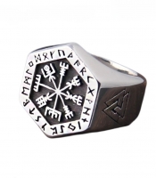 Перстень Вегвізир (Рунічний компас) (aer-039)