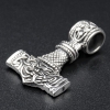 Кулон Молот Тора з Кельтським плетінням (срібло, 925 проба) (sp-243)